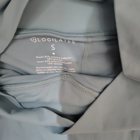 Blogilates TWO-PIECE MATCHING SET, S Tank Top AND Skort, Teal - Picture 2 of 3